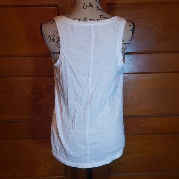 White Graphic Tank - Picture 3 of 5